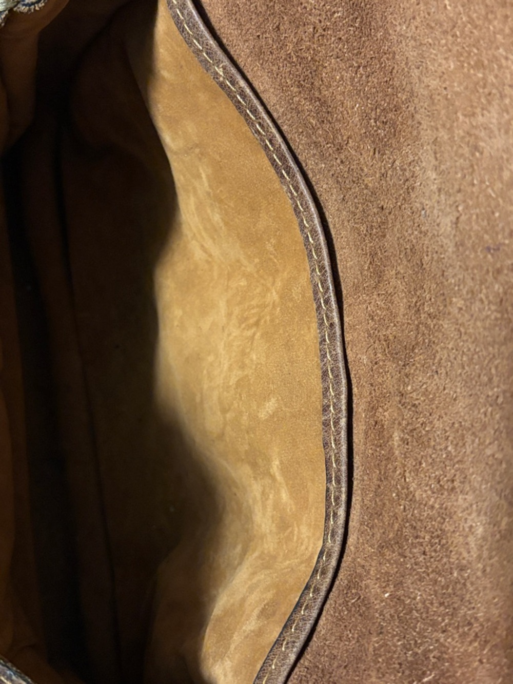 Patricia Nash Brown Leather Crossbody Bag with Tassel - Picture 4 of 5